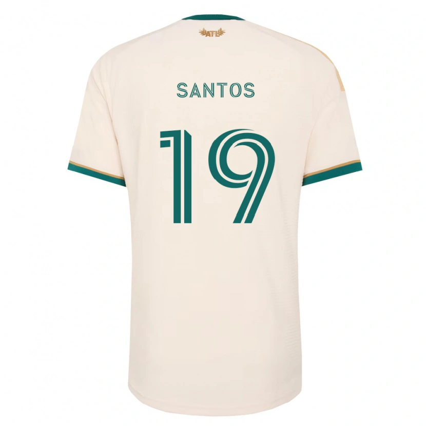 Danxen Kid Sergio Santos #19 Champagne Green Away Jersey 2026/27 T-Shirt