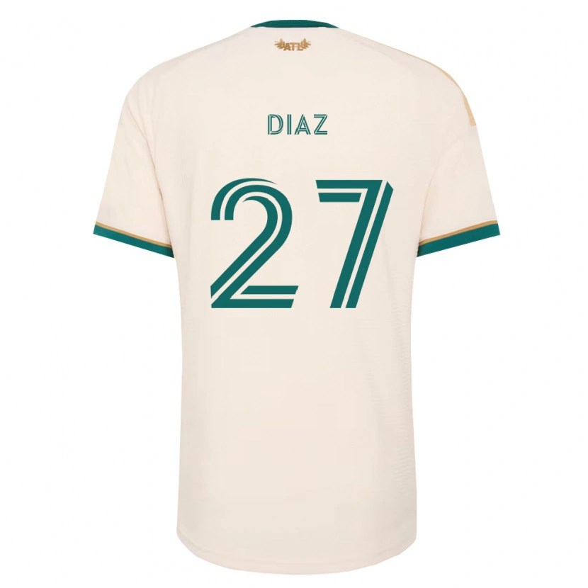 Danxen Kid Paulo Díaz #27 Champagne Green Away Jersey 2026/27 T-Shirt