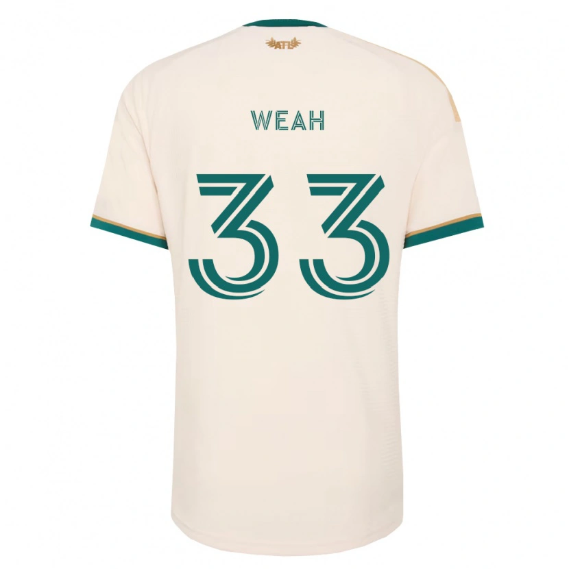 Danxen Kid Patrick Weah #33 Champagne Green Away Jersey 2026/27 T-Shirt