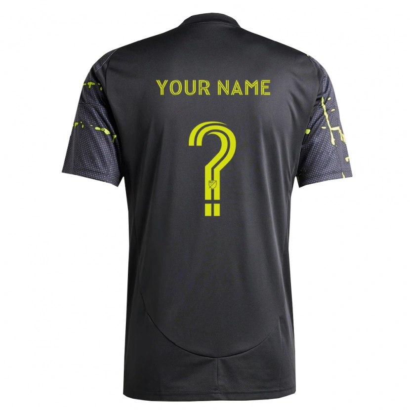 Danxen Kid Your Name #0 Fluorescent Yellow Black Away Jersey 2026/27 T-Shirt