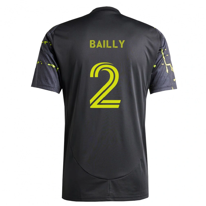 Danxen Kid Eric Bailly #2 Fluorescent Yellow Black Away Jersey 2026/27 T-Shirt