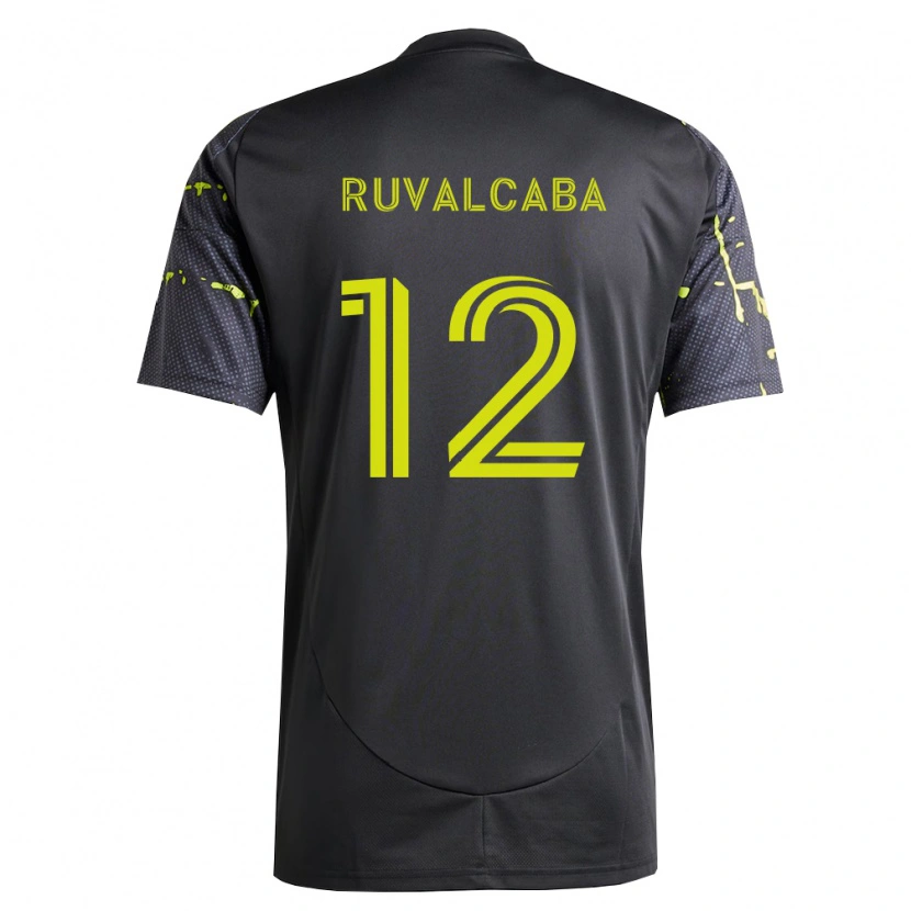 Danxen Kid Cesar Ruvalcaba #12 Fluorescent Yellow Black Away Jersey 2026/27 T-Shirt