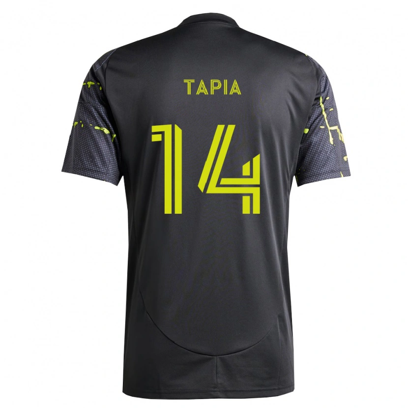 Danxen Kid Gonzalo Tapia #14 Fluorescent Yellow Black Away Jersey 2026/27 T-Shirt