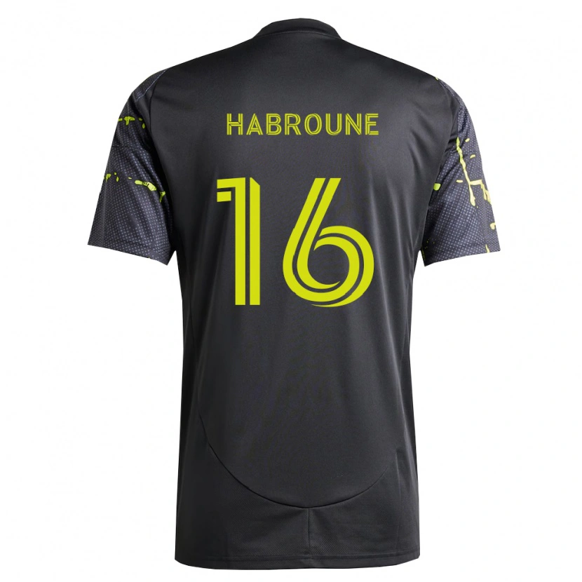 Danxen Kid Taha Habroune #16 Fluorescent Yellow Black Away Jersey 2026/27 T-Shirt