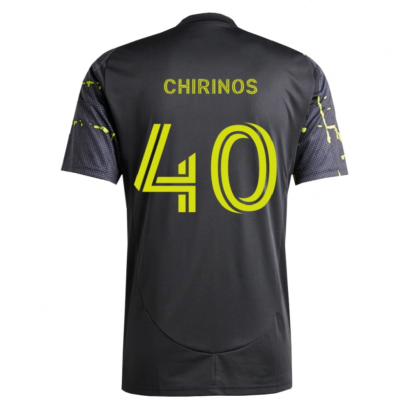 Danxen Kid Johann Chirinos #40 Fluorescent Yellow Black Away Jersey 2026/27 T-Shirt