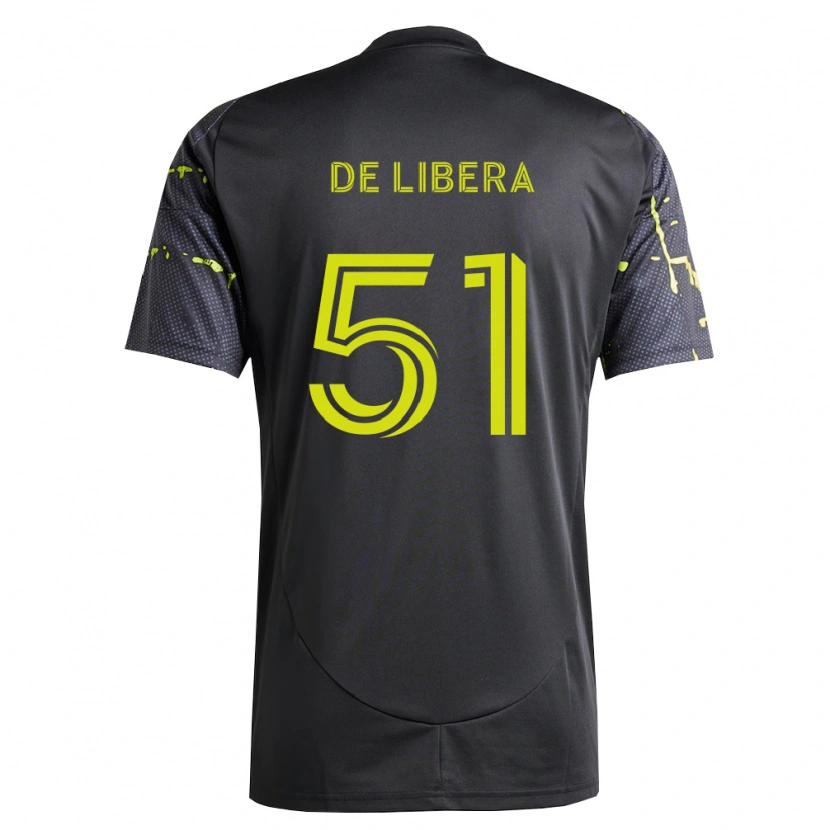 Danxen Kid Giorgio De Libera #51 Fluorescent Yellow Black Away Jersey 2026/27 T-Shirt
