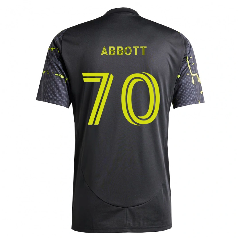Danxen Kid Keller Abbott #70 Fluorescent Yellow Black Away Jersey 2026/27 T-Shirt