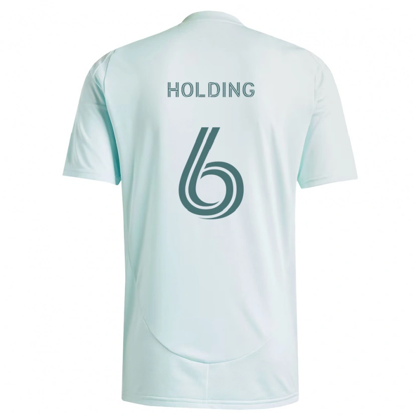 Danxen Kid Rob Holding #6 White Light Green Away Jersey 2026/27 T-Shirt