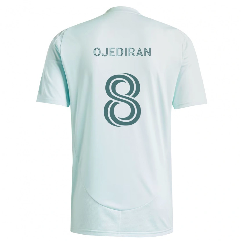 Danxen Kid Hamzat Ojediran #8 White Light Green Away Jersey 2026/27 T-Shirt