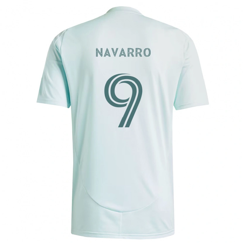 Danxen Kid Rafael Navarro #9 White Light Green Away Jersey 2026/27 T-Shirt