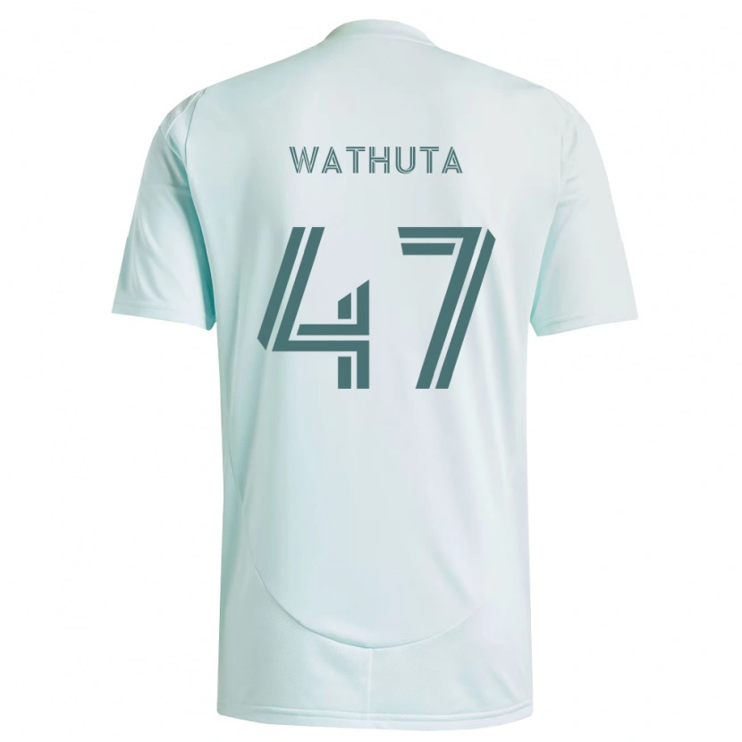 Danxen Kid Sydney Wathuta #47 White Light Green Away Jersey 2026/27 T-Shirt