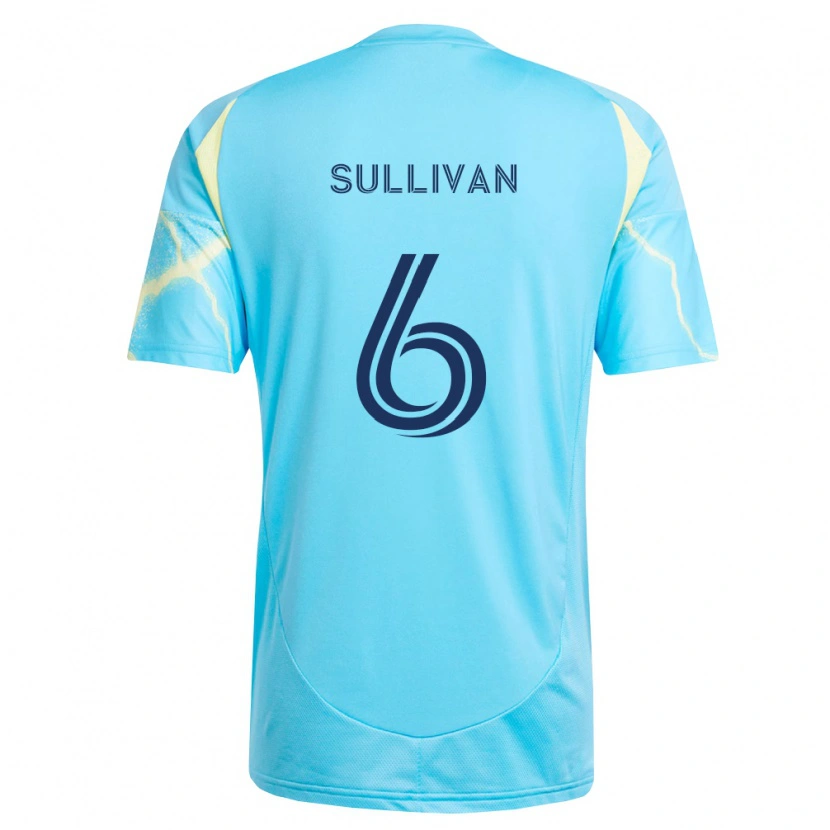 Danxen Kid Cavan Sullivan #6 Light Blue Black Light Yellow Away Jersey 2026/27 T-Shirt