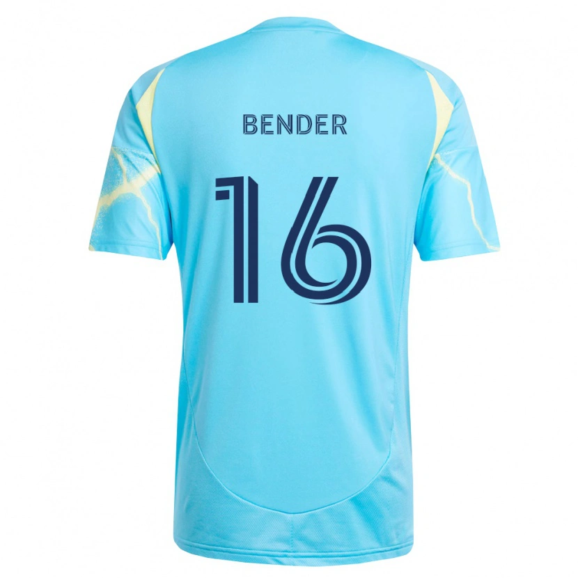 Danxen Kid Ben Bender #16 Light Blue Black Light Yellow Away Jersey 2026/27 T-Shirt