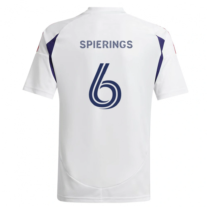 Danxen Kid Stijn Spierings #6 Royal Blue Red Brown Away Jersey 2026/27 T-Shirt