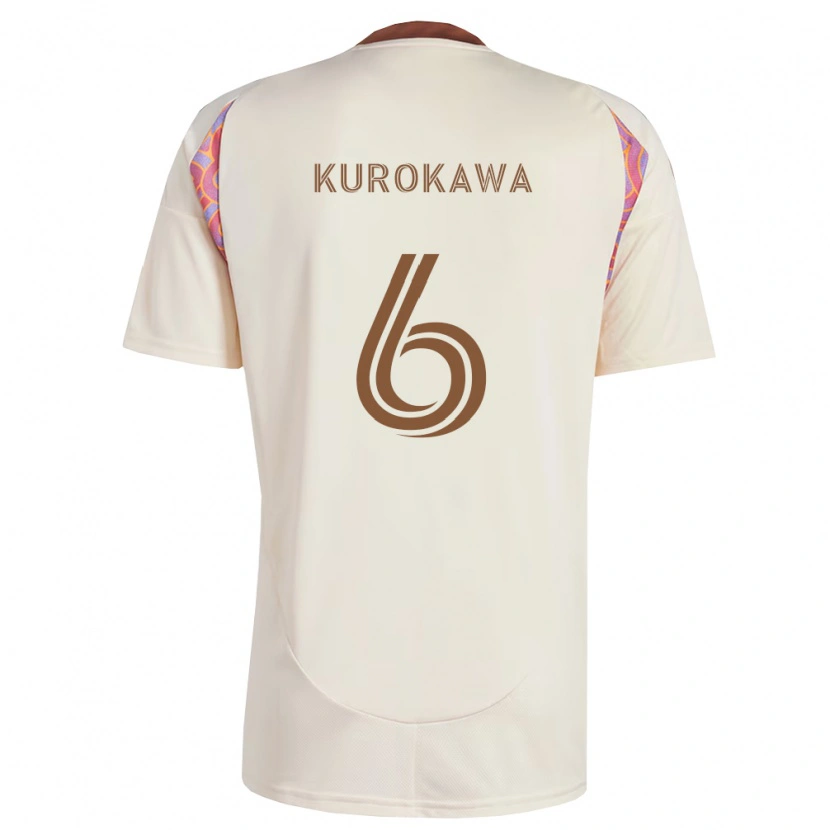 Danxen Kid Keisuke Kurokawa #6 Off-White Pink Away Jersey 2026/27 T-Shirt