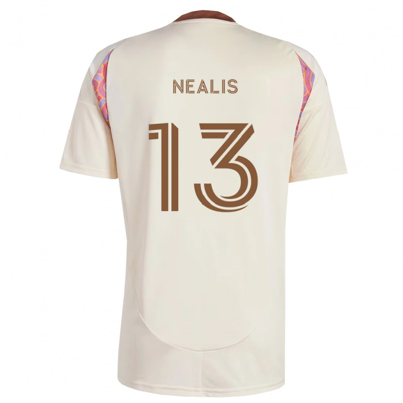 Danxen Kid Sean Nealis #13 Off-White Pink Away Jersey 2026/27 T-Shirt