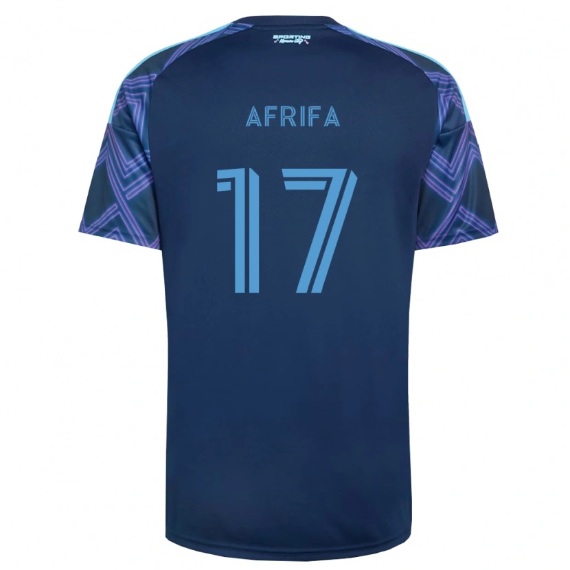 Danxen Kid Stephen Afrifa #17 Royal Blue Purple Away Jersey 2026/27 T-Shirt