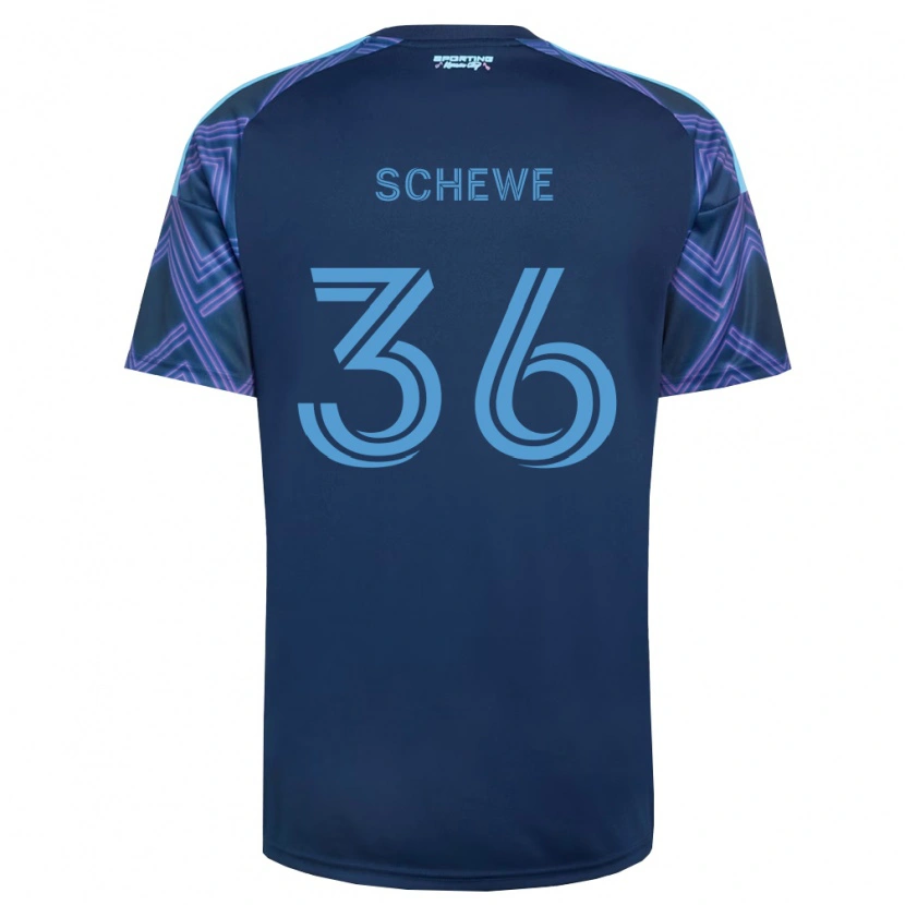 Danxen Kid Ryan Schewe #36 Royal Blue Purple Away Jersey 2026/27 T-Shirt