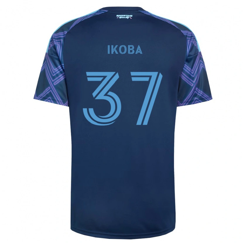 Danxen Kid Tega Ikoba #37 Royal Blue Purple Away Jersey 2026/27 T-Shirt