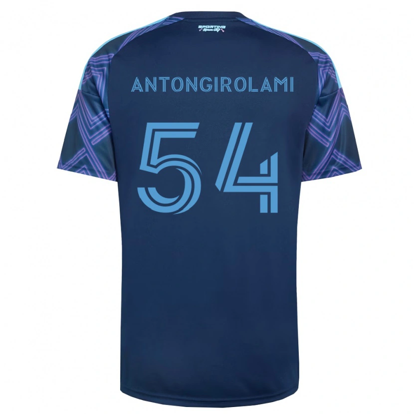 Danxen Kid Luca Antongirolami #54 Royal Blue Purple Away Jersey 2026/27 T-Shirt