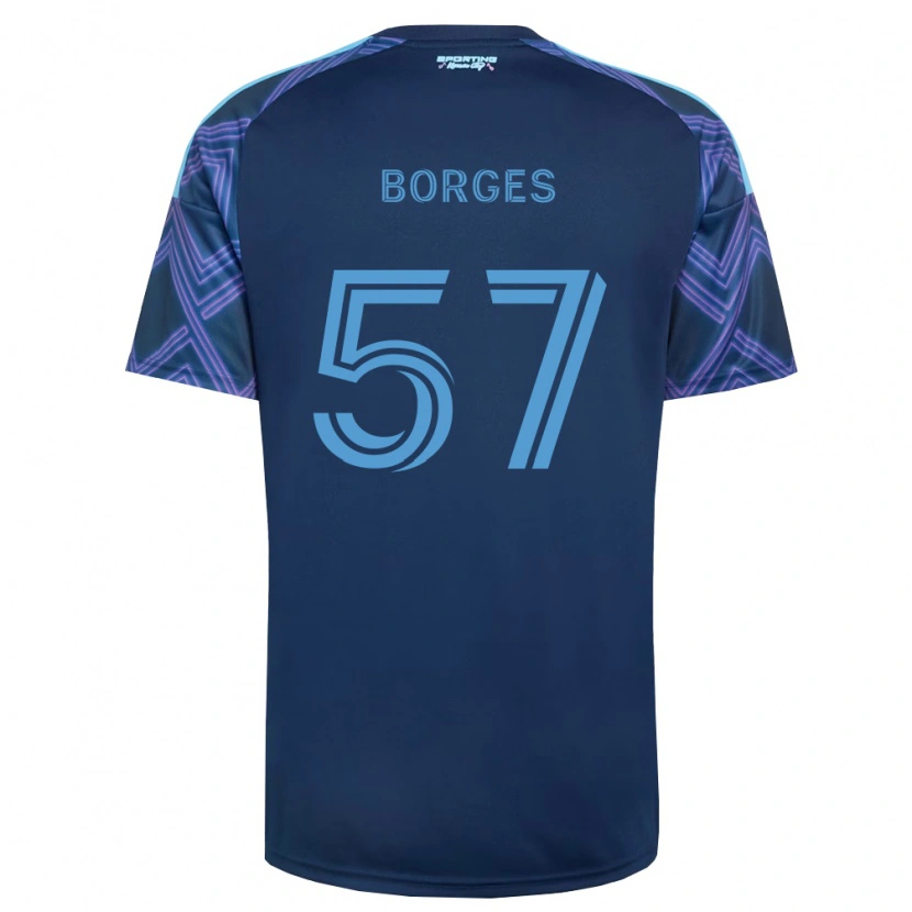 Danxen Kid Diego Borges #57 Royal Blue Purple Away Jersey 2026/27 T-Shirt