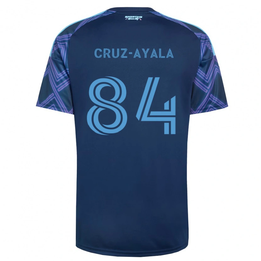 Danxen Kid Luis Cruz-Ayala #84 Royal Blue Purple Away Jersey 2026/27 T-Shirt
