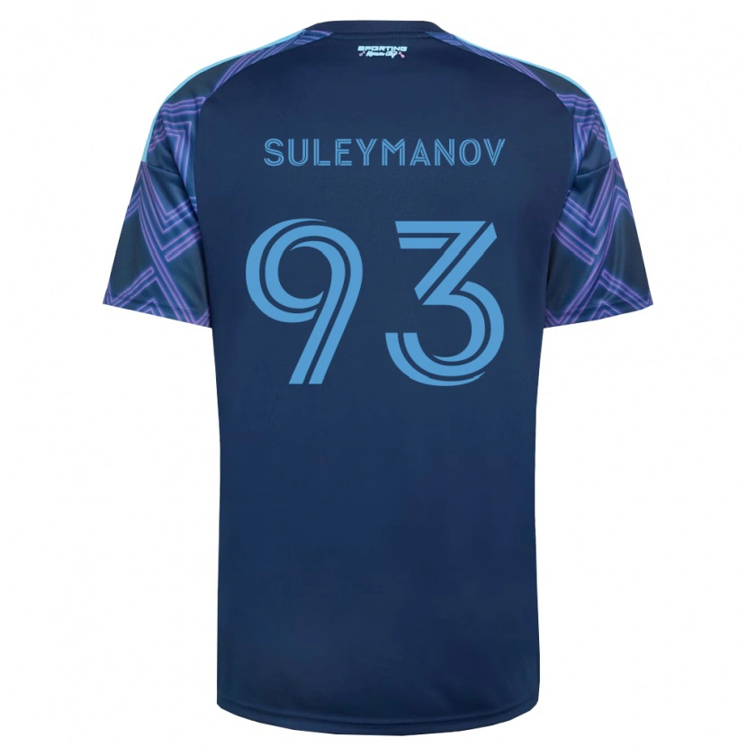 Danxen Kid Shapi Suleymanov #93 Royal Blue Purple Away Jersey 2026/27 T-Shirt