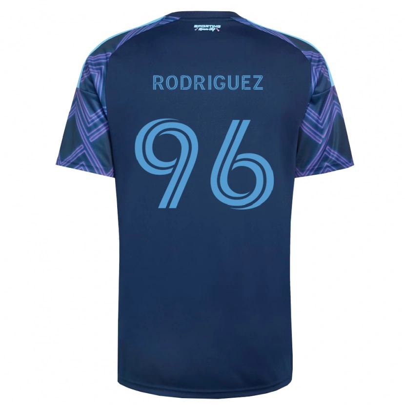 Danxen Kid Missael Rodríguez #96 Royal Blue Purple Away Jersey 2026/27 T-Shirt