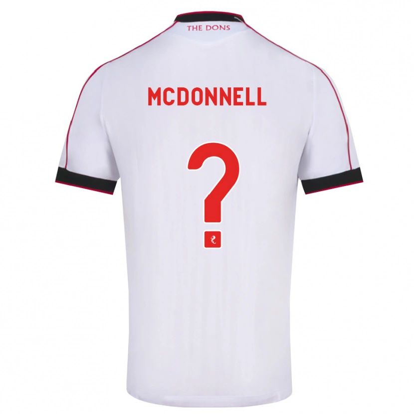 Danxen Kid Noah Mcdonnell #0 Black Red White Away Jersey 2026/27 T-Shirt