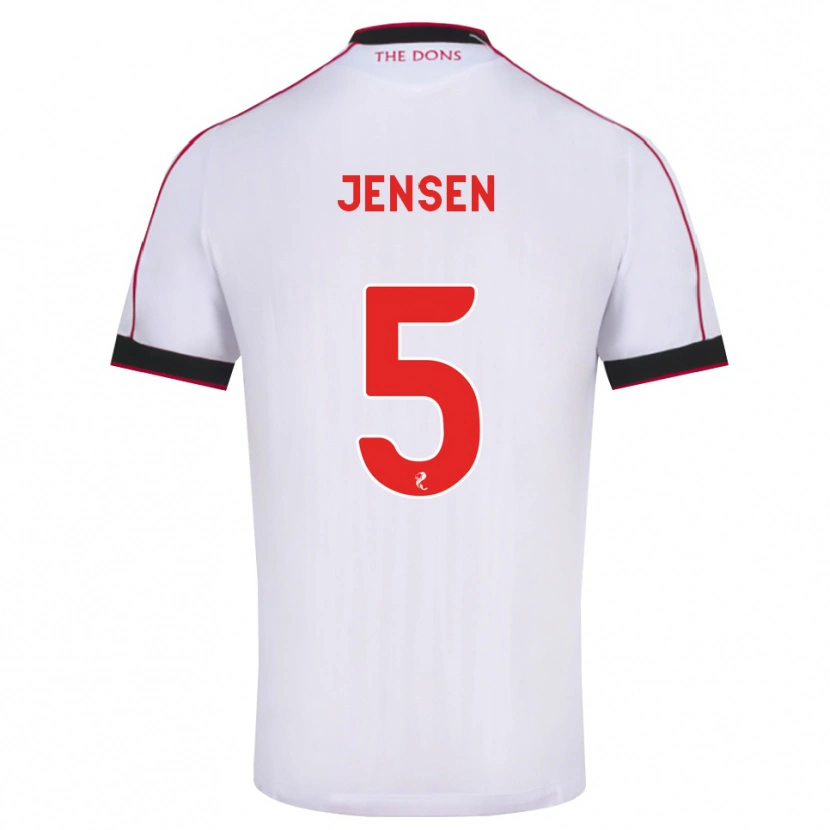 Danxen Kid Richard Jensen #5 Black Red White Away Jersey 2026/27 T-Shirt