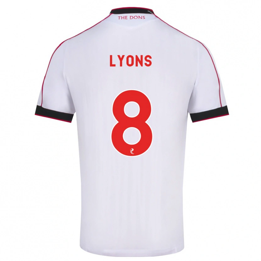 Danxen Kid Brad Lyons #8 Black Red White Away Jersey 2026/27 T-Shirt