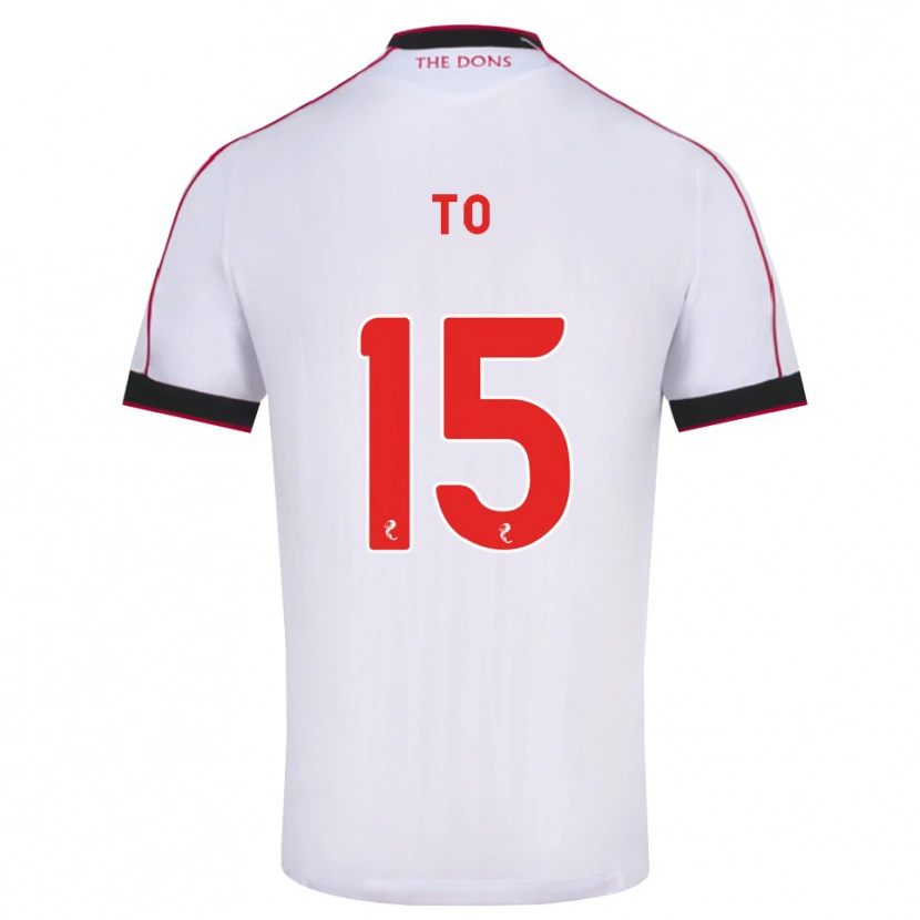 Danxen Kid Zack To #15 Black Red White Away Jersey 2026/27 T-Shirt