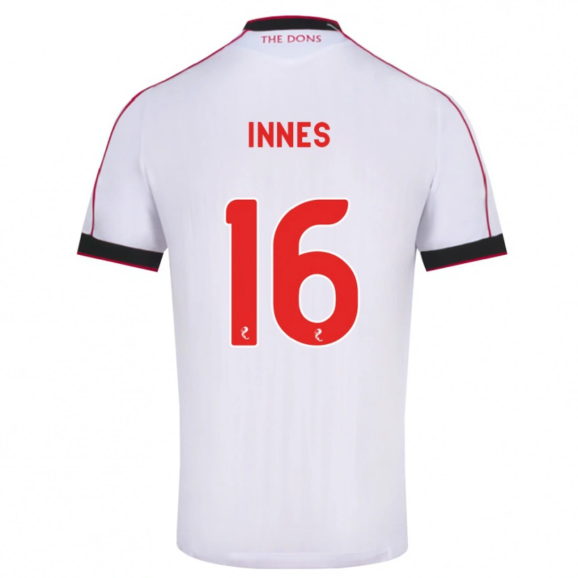 Danxen Kid Hannah Innes #16 Black Red White Away Jersey 2026/27 T-Shirt