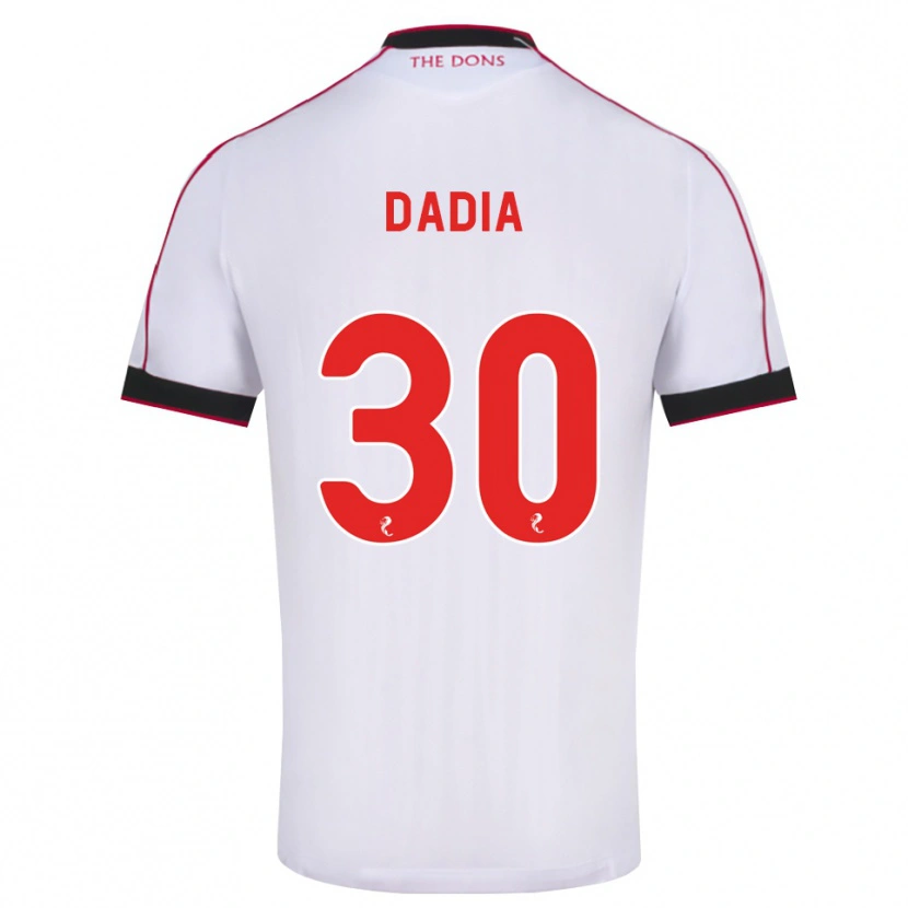 Danxen Kid Or Dadia #30 Black Red White Away Jersey 2026/27 T-Shirt