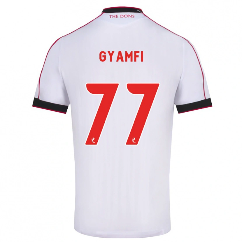 Danxen Kid Emmanuel Gyamfi #77 Black Red White Away Jersey 2026/27 T-Shirt