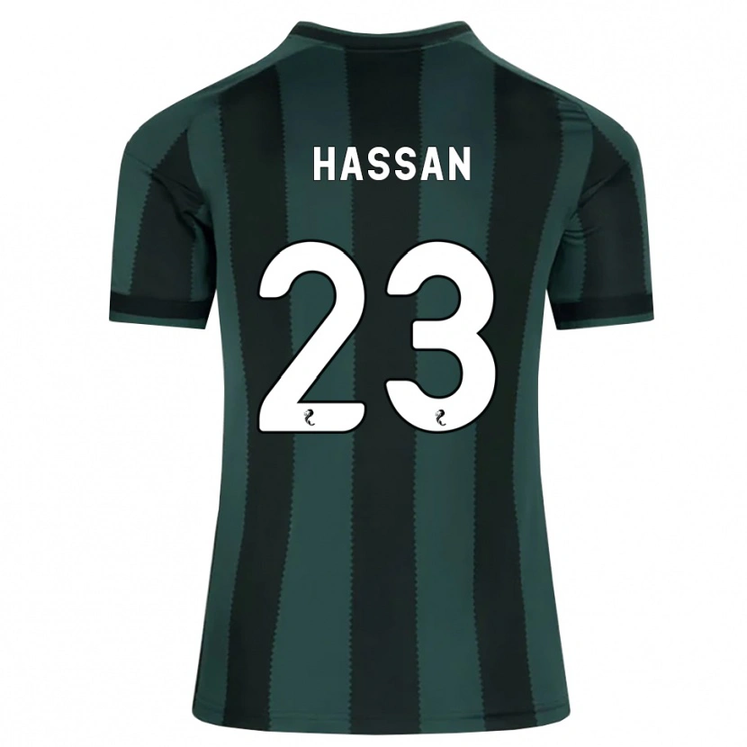 Danxen Kid Haissem Hassan #23 Darkslategray Black Away Jersey 2026/27 T-Shirt