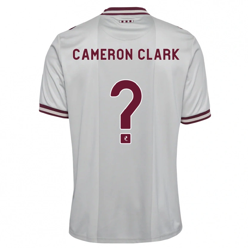 Danxen Kid Cameron Clark #0 White Burgundy Away Jersey 2026/27 T-Shirt