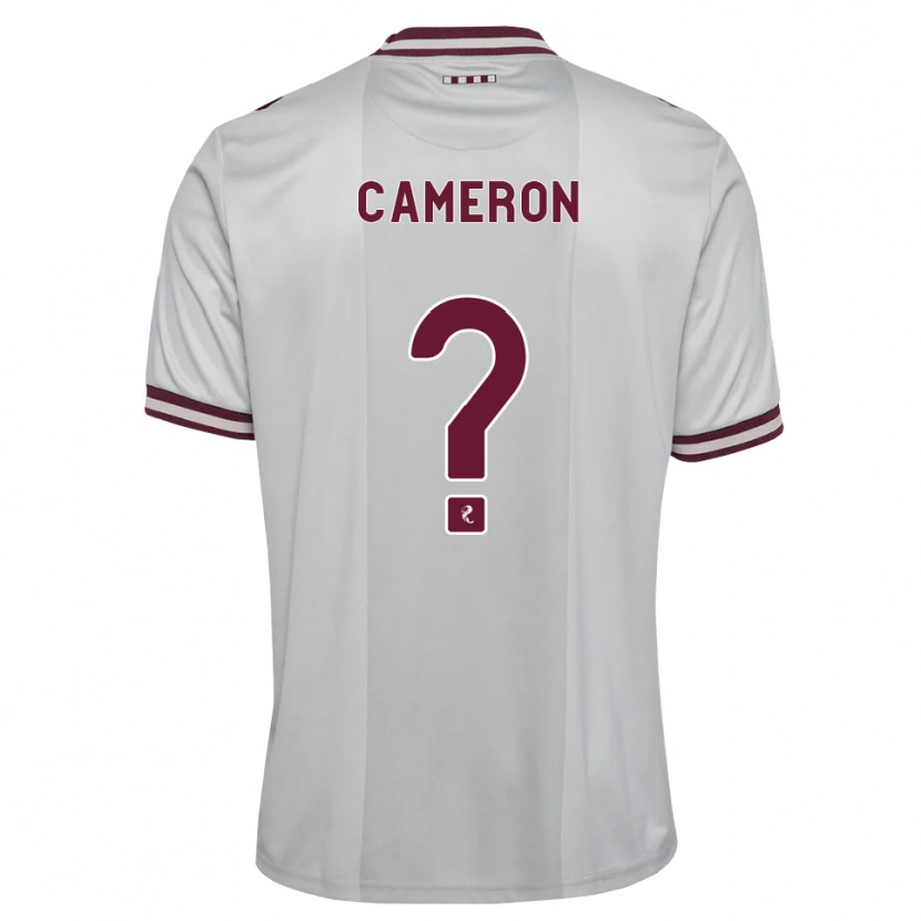 Danxen Kid Ruaridh Cameron #0 White Burgundy Away Jersey 2026/27 T-Shirt