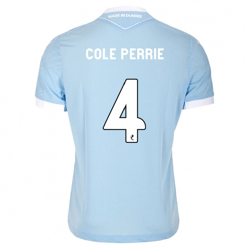 Danxen Kid Cole Perrie #4 Lightsky Blue White Away Jersey 2026/27 T-Shirt