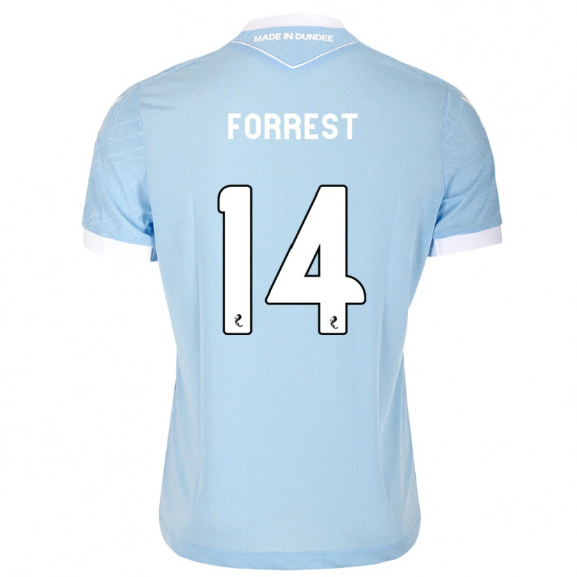 Danxen Kid Alan Forrest #14 Lightsky Blue White Away Jersey 2026/27 T-Shirt