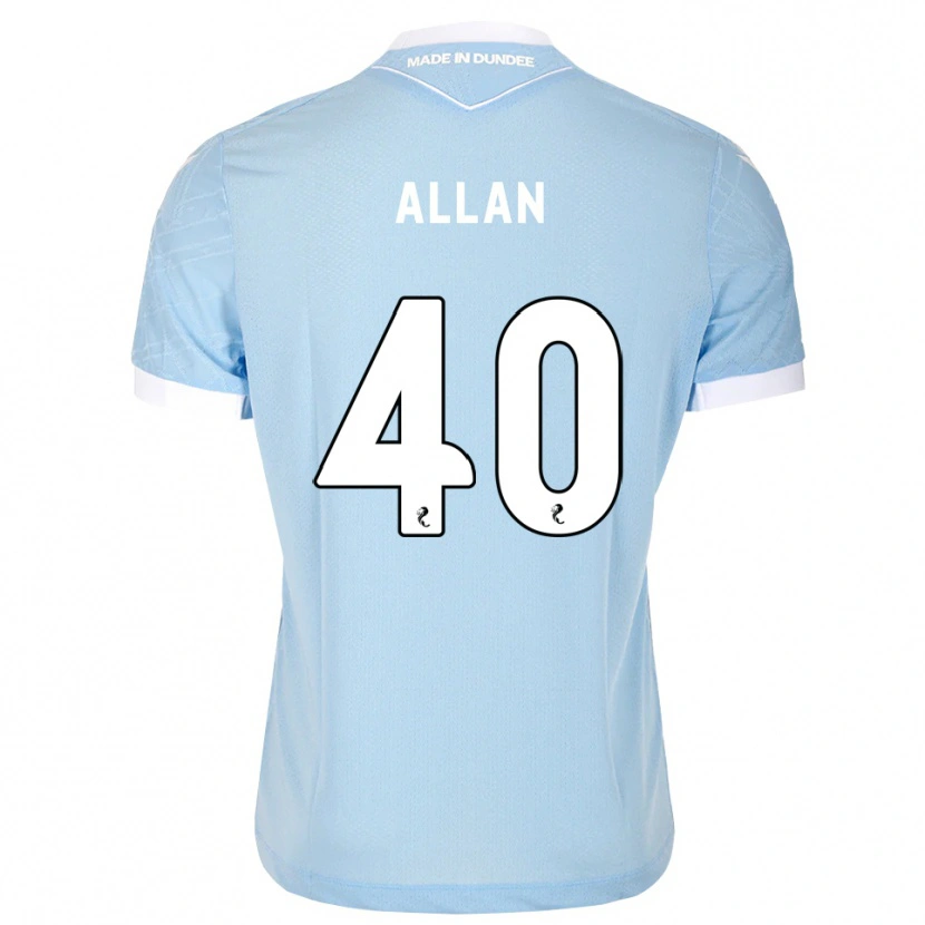 Danxen Kid Finlay Allan #40 Lightsky Blue White Away Jersey 2026/27 T-Shirt