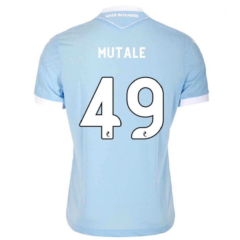 Danxen Kid Euan Mutale #49 Lightsky Blue White Away Jersey 2026/27 T-Shirt