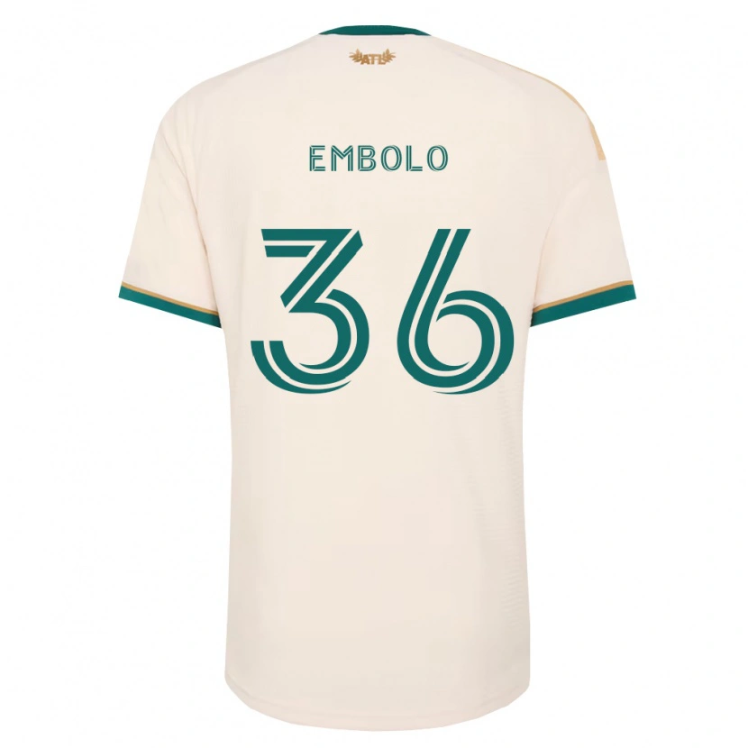 Danxen Kid Breel Embolo #36 Champagne Green Away Jersey 2026/27 T-Shirt