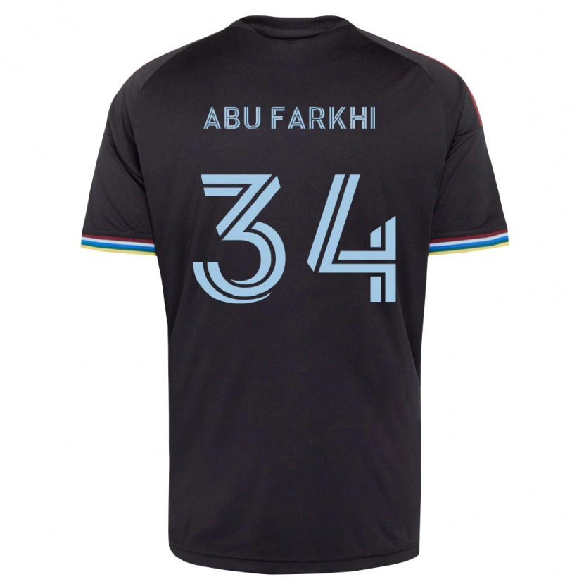 Danxen Kid Sayed Abu Farkhi #34 Black Sky Blue Home Jersey 2026/27 T-Shirt