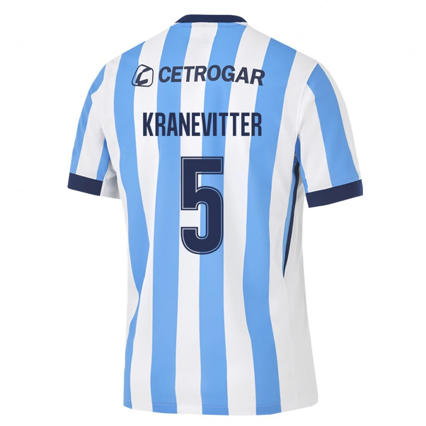 Danxen Men Matías Kranevitter #5 Light Blue White Black Home Jersey 2026/27 T-Shirt