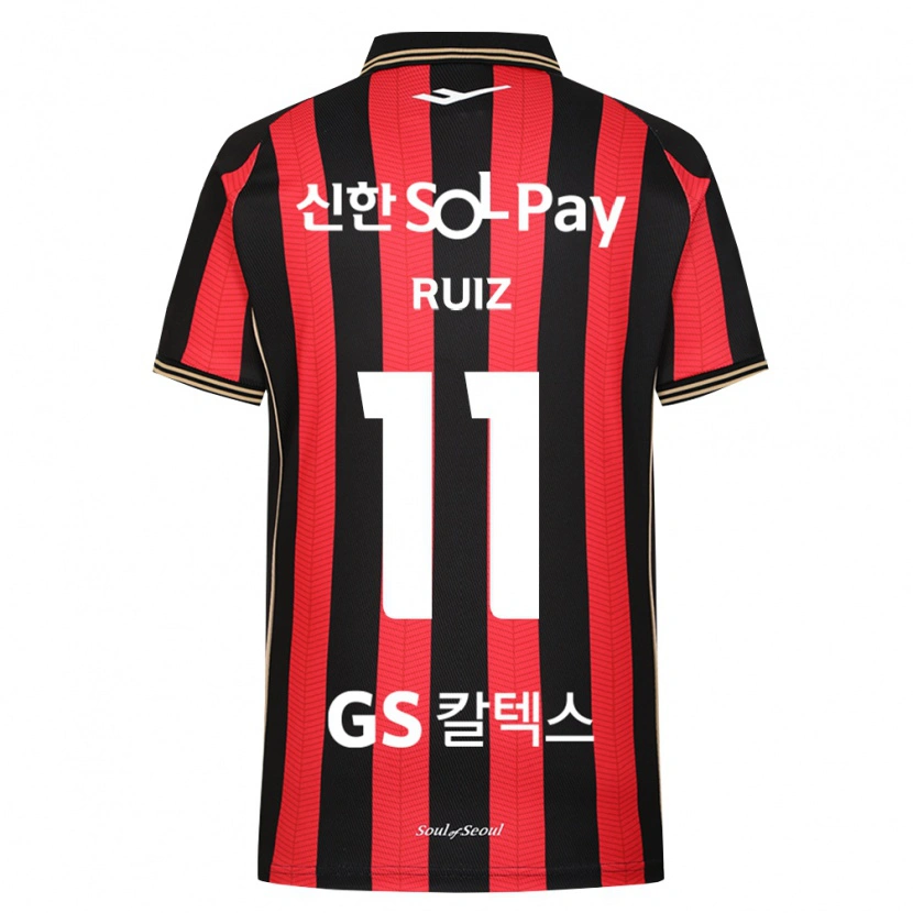 Danxen Men Leonardo Ruiz #11 Red White Black Home Jersey 2026/27 T-Shirt