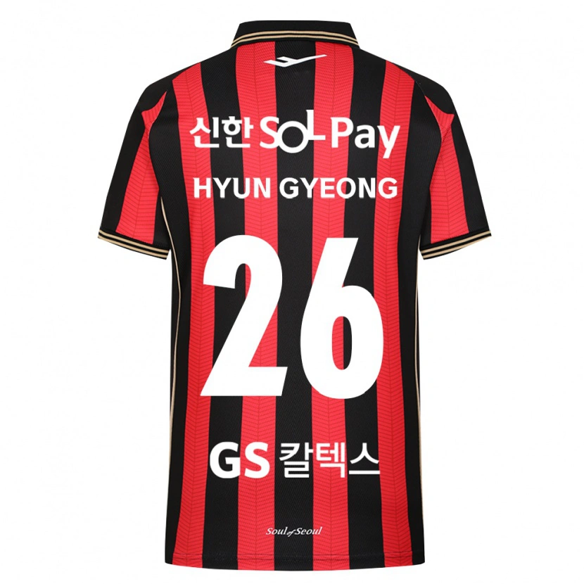 Danxen Men Hyun-Gyeong Jeong #26 Red White Black Home Jersey 2026/27 T-Shirt