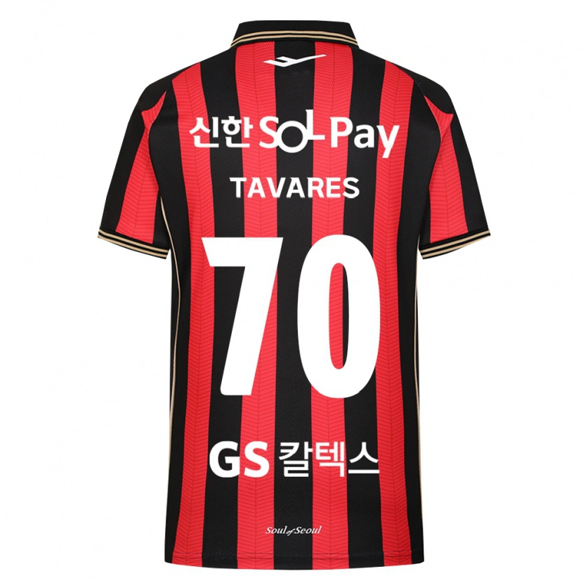 Danxen Men Ronaldo Tavares #70 Red White Black Home Jersey 2026/27 T-Shirt