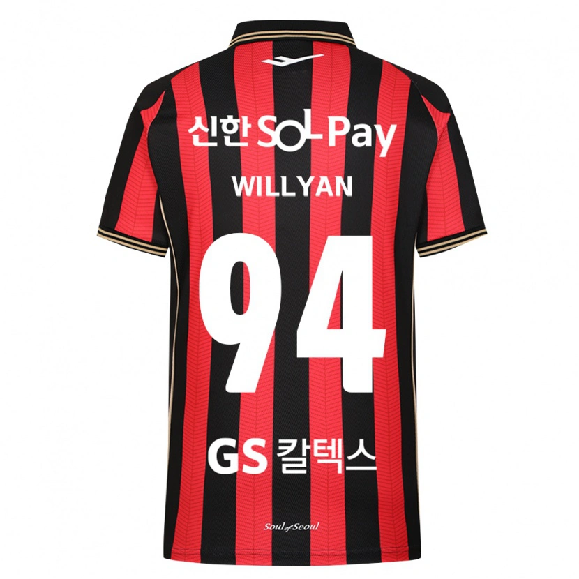 Danxen Men Willyan #94 Red White Black Home Jersey 2026/27 T-Shirt