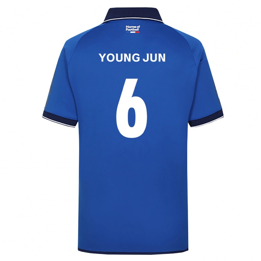 Danxen Men Young-Jun Choi #6 Royal Blue White Red Home Jersey 2026/27 T-Shirt